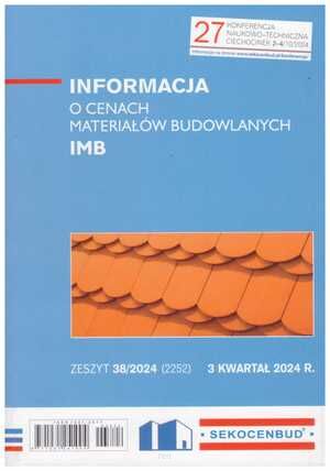 Sekocenbud IMB Informacja o cenach materiałów budowlanych 3 kwartał 2024