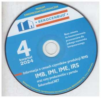 CD Sekocenbud RMS 4 kwartał 2024  Informacja o cenach czynników produkcji:IMB, IMI, IME, IRS