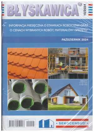 Błyskawica 10/2024 Informacja miesięczna o stawkach robocizny oraz o cenach wybranych robót, materiałów i sprzętu