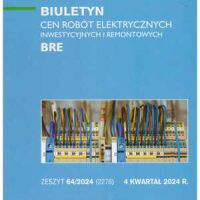 Sekocenbud BRE Biuletyn cen robót elektrycznych 4 kwartał 2024