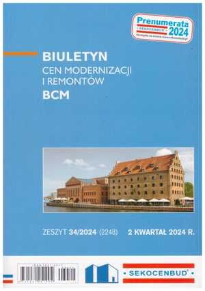 Sekocenbud BCM Biuletyn cen modernizacji i remontów 3 kwartał 2024; zeszyt