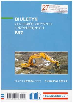 Sekocenbud BRZ Biuletyn cen robót ziemnych i inżynieryjnych 3 kwartał 2024