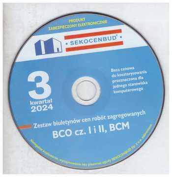 CD Biuletyny zagregowane BCO cz.1,2; BCM 3 kwartał 2024