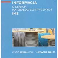 Sekocenbud IME Informacja o cenach materiałów elektrycznych 3 kwartał 2024