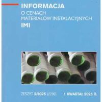 Sekocenbud IMI Informacja o cenach materiałów instalacyjnych 1 kwartał 2025